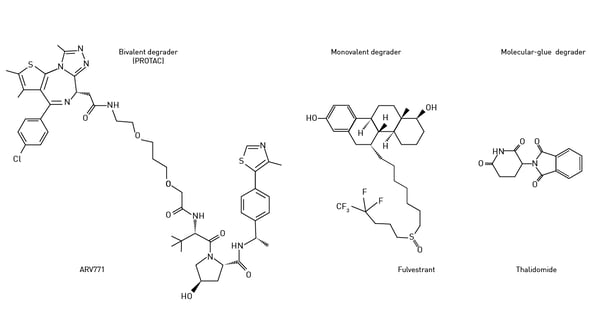 Fig. 4: Examples of degraders.