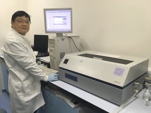 Fig. 2: The NOVOstar microplate reader installed at University of Leicester in 2004.