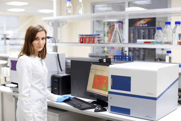 Fig. 7: PHERAstar Microplate Reader at Bienta, Ukraine.