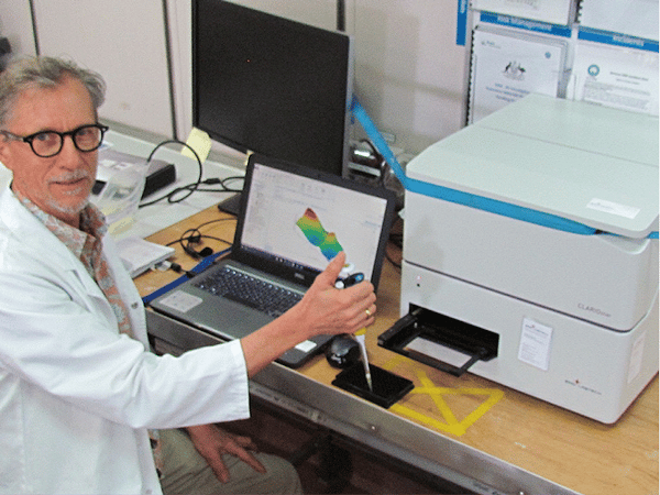 Fig. 2: The CLARIOstar was used for on board fluorescence and absorbance measurements.