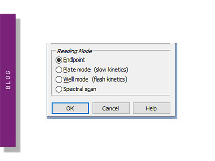 Endpoint and kinetic modes on a microplate reader