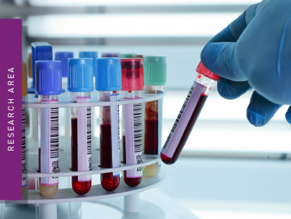 A hand that puts a sample to others