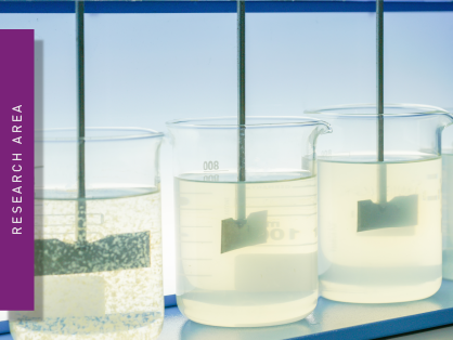 Three glasses to measure solubility