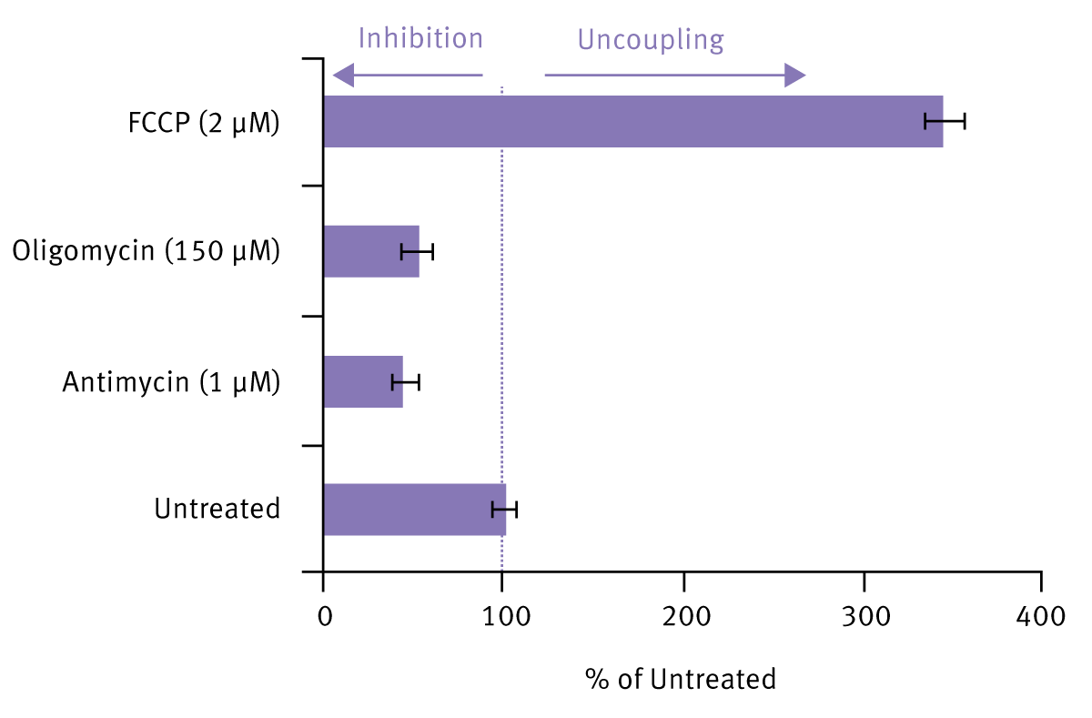 Fig. 3: Relative effect of drug treatment on cultures plated at 80,000 cells/well.