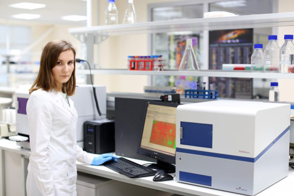 Fig. 7: PHERAstar Microplate Reader at Bienta, Ukraine.