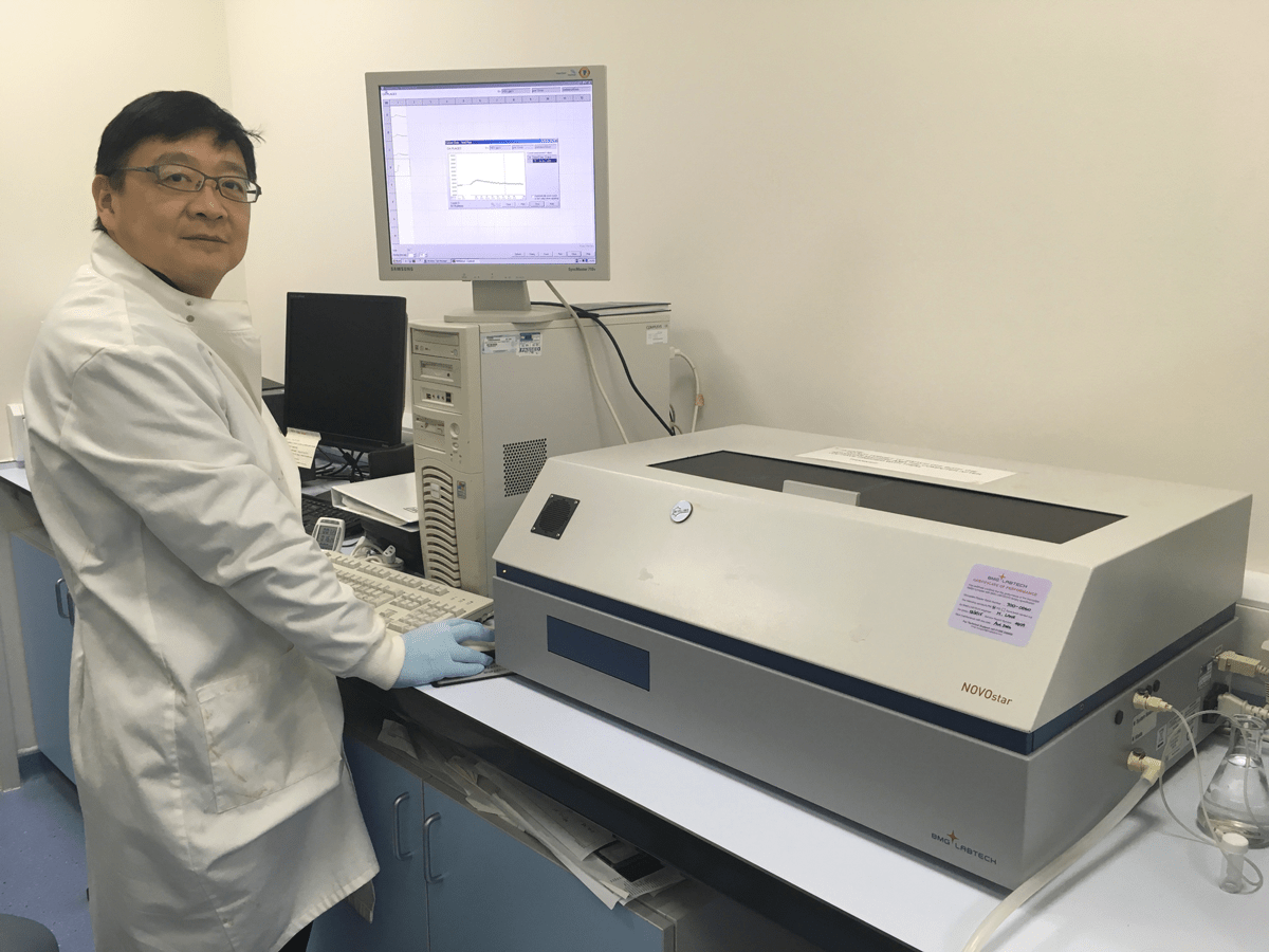 Fig. 2: The NOVOstar microplate reader installed at University of Leicester in 2004.