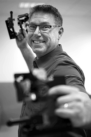 Markus Kammerer poses with some tools