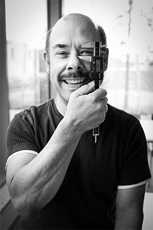 Michael Herrwerth with a pipe wrench Michael Herrwerth with a pipe wrench